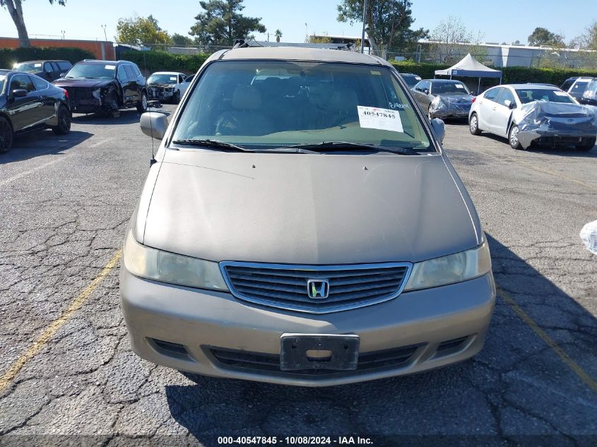 2001 Honda Odyssey Ex VIN: 2HKRL18681H500117 Lot: 40547845