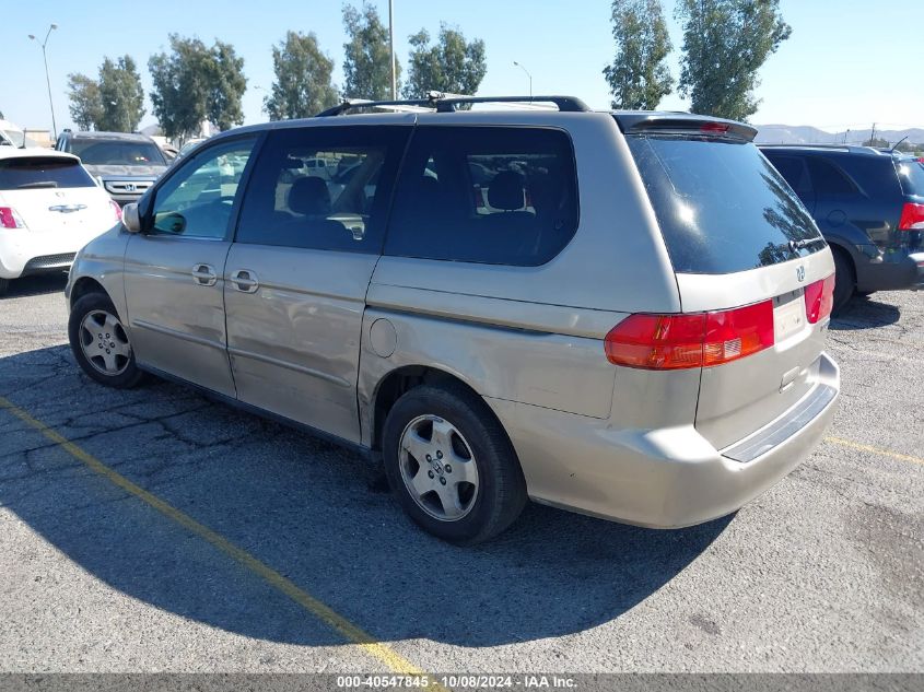 2001 Honda Odyssey Ex VIN: 2HKRL18681H500117 Lot: 40547845