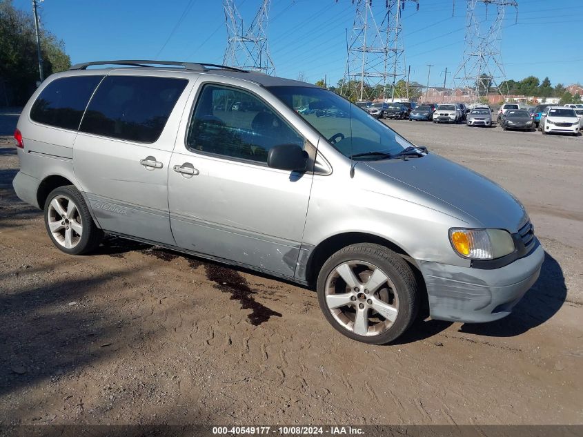 2002 Toyota Sienna Le VIN: 4T3ZF13C32U426636 Lot: 40549177