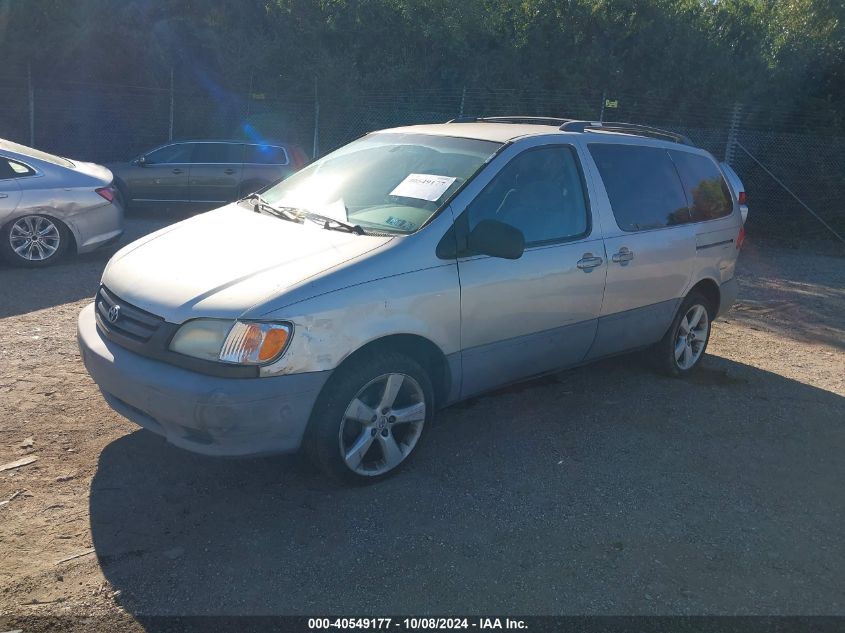 2002 Toyota Sienna Le VIN: 4T3ZF13C32U426636 Lot: 40549177