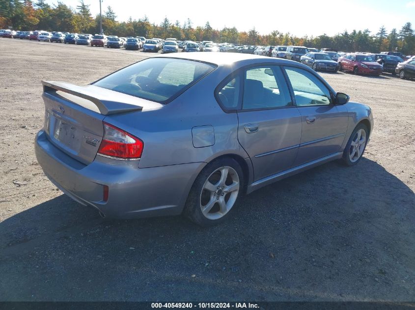 2008 Subaru Legacy 2.5I Limited VIN: 4S3BL626887209817 Lot: 40549240