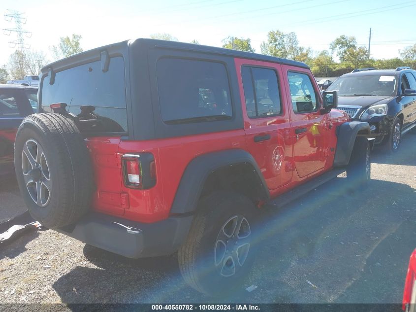 2022 Jeep Wrangler Unlimited Sport S 4X4 VIN: 1C4HJXDG3NW243533 Lot: 40550782