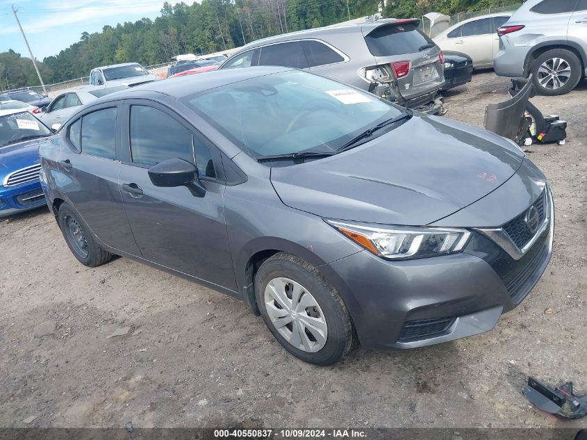 2022 Nissan Versa 1.6 S Xtronic Cvt VIN: 3N1CN8DV5NL826035 Lot: 40550837