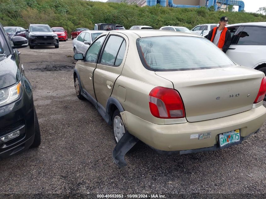 2001 Toyota Echo VIN: JTDBT123410135934 Lot: 40552053