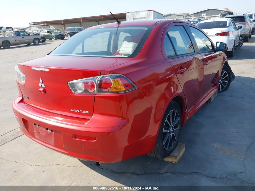 2017 Mitsubishi Lancer Es VIN: JA32U2FUXHU000853 Lot: 40552516