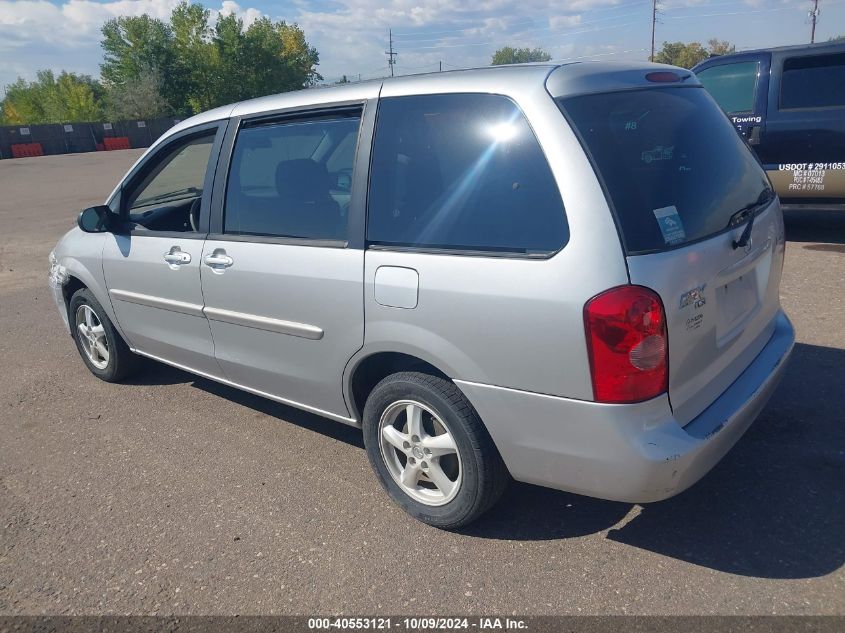 2003 Mazda Mpv Es/Lx/Lx-Sv VIN: JM3LW28A430376149 Lot: 40553121