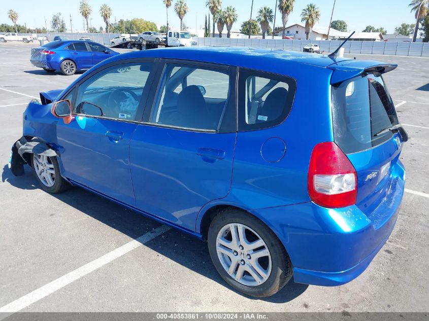 2008 Honda Fit Sport VIN: JHMGD38698S041948 Lot: 40553861