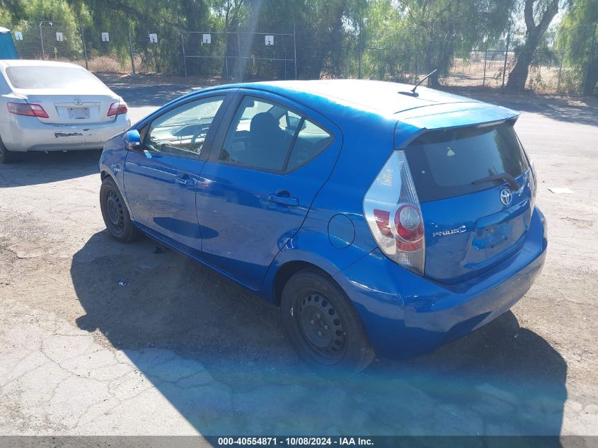 2014 Toyota Prius C Three VIN: JTDKDTB32E1066542 Lot: 40554871