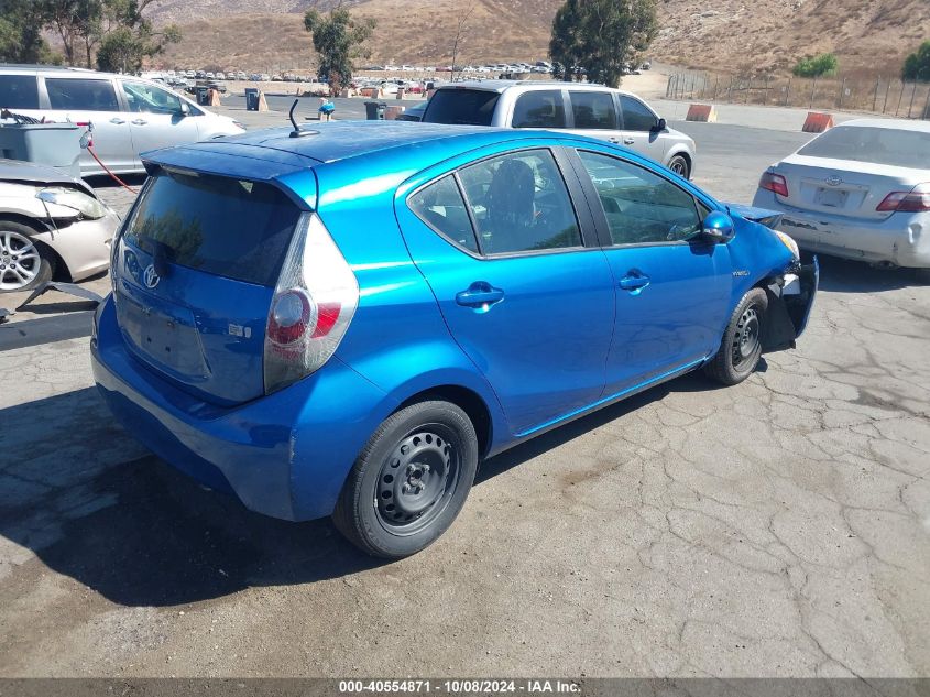 2014 Toyota Prius C Three VIN: JTDKDTB32E1066542 Lot: 40554871