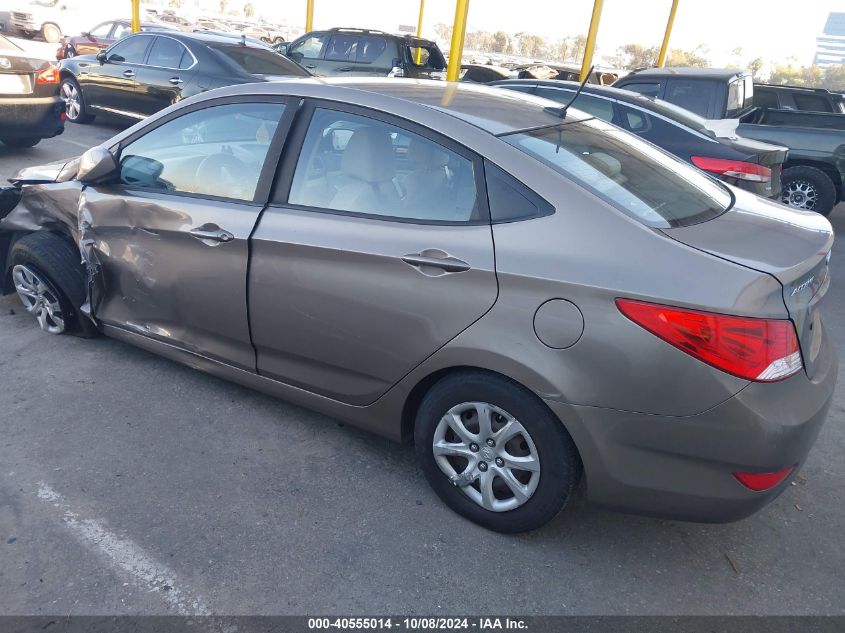 2014 Hyundai Accent Gls VIN: KMHCT4AE8EU612125 Lot: 40555014