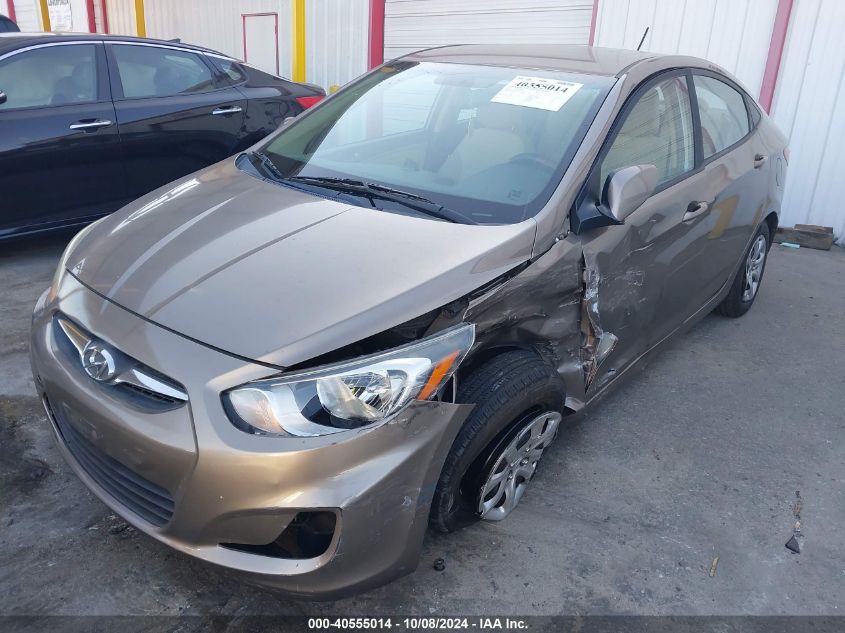 2014 Hyundai Accent Gls VIN: KMHCT4AE8EU612125 Lot: 40555014