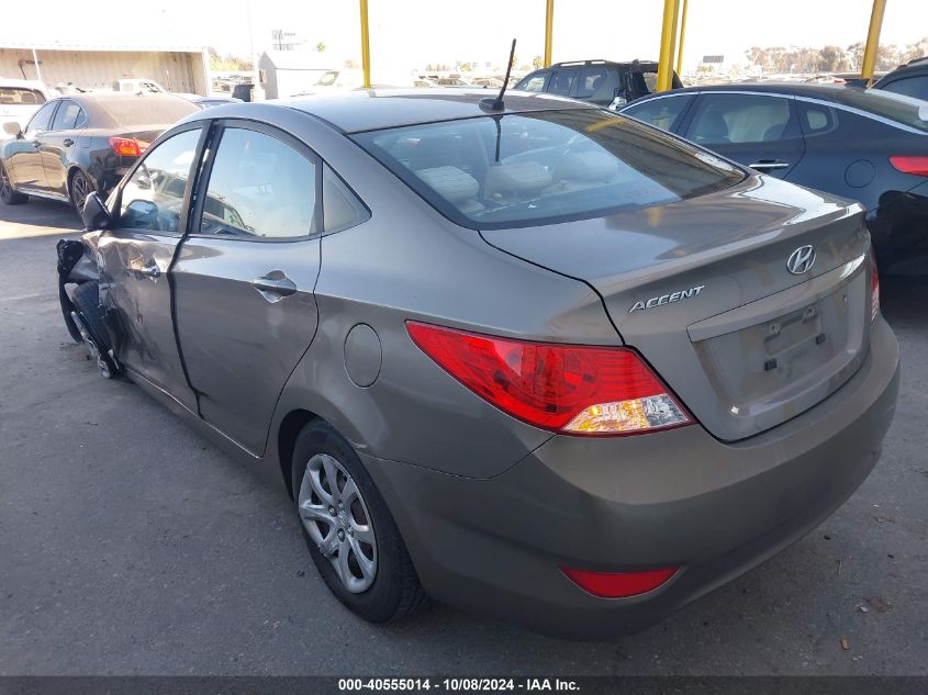 2014 Hyundai Accent Gls VIN: KMHCT4AE8EU612125 Lot: 40555014