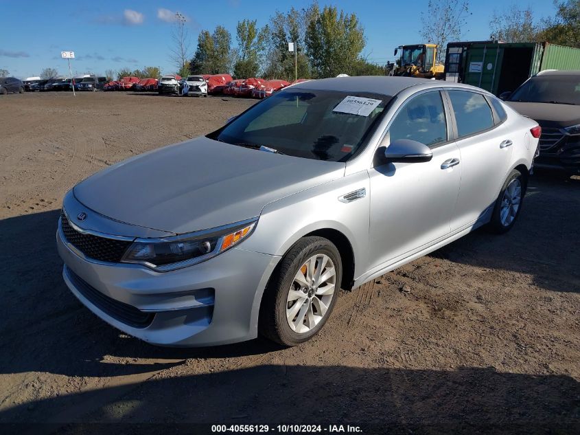 2016 Kia Optima Lx VIN: 5XXGT4L35GG012852 Lot: 40556129