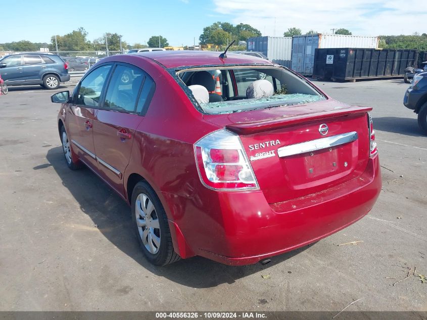 2011 Nissan Sentra 2.0S VIN: 3N1AB6AP4BL677140 Lot: 40556326