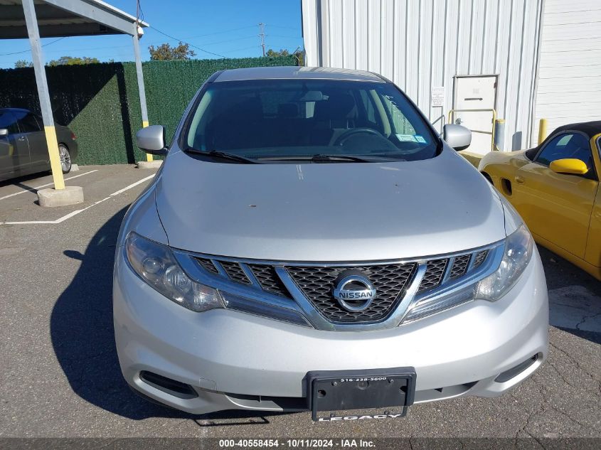 2012 Nissan Murano S/Sl/Le VIN: JN8AZ1MW9CW239938 Lot: 40558454