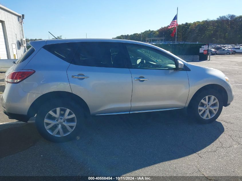 2012 Nissan Murano S/Sl/Le VIN: JN8AZ1MW9CW239938 Lot: 40558454