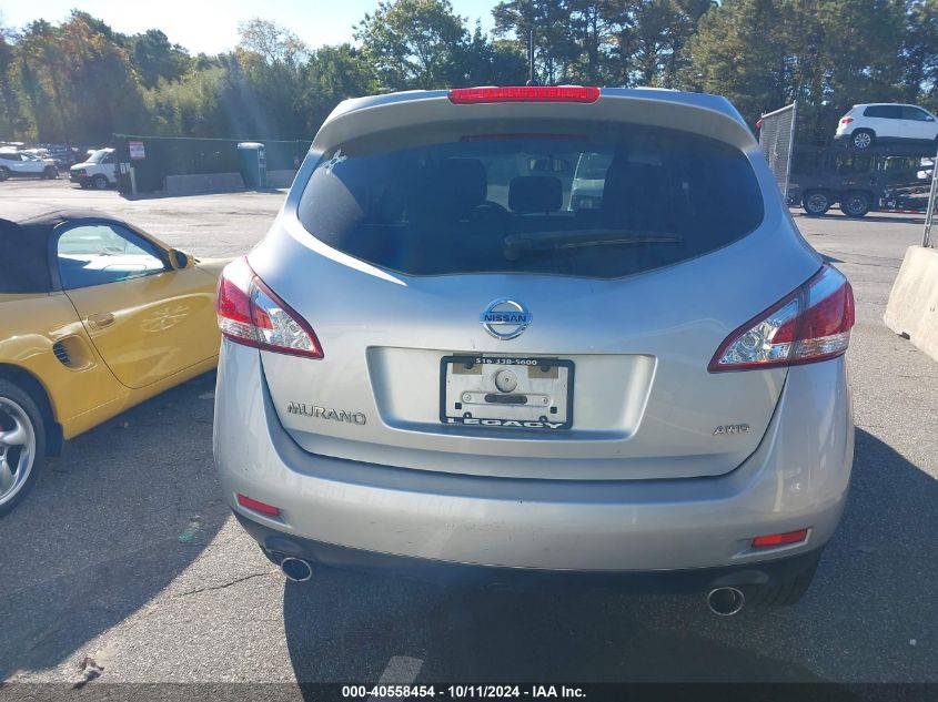 2012 Nissan Murano S/Sl/Le VIN: JN8AZ1MW9CW239938 Lot: 40558454