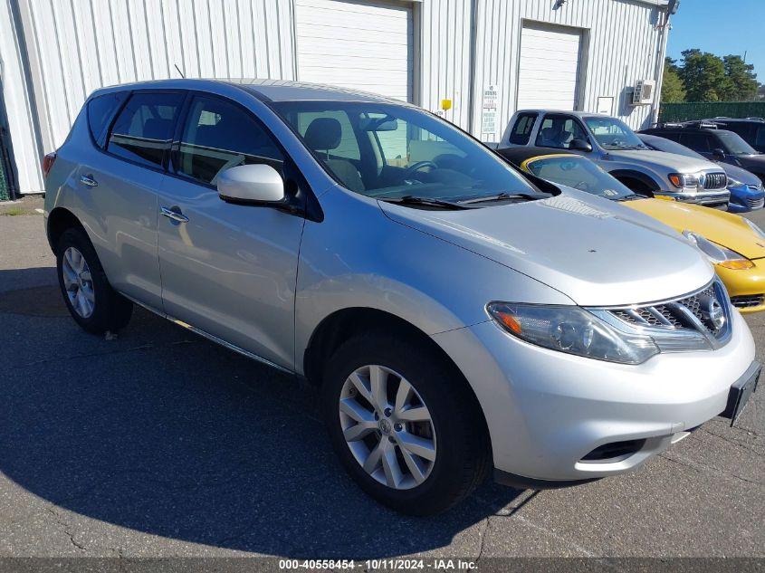 2012 Nissan Murano S/Sl/Le VIN: JN8AZ1MW9CW239938 Lot: 40558454