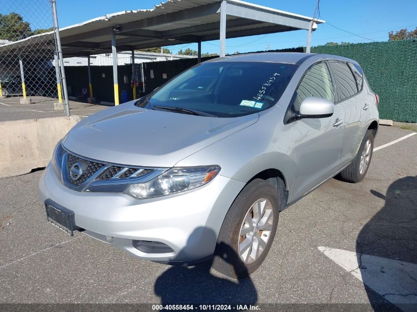 2012 Nissan Murano S/Sl/Le VIN: JN8AZ1MW9CW239938 Lot: 40558454