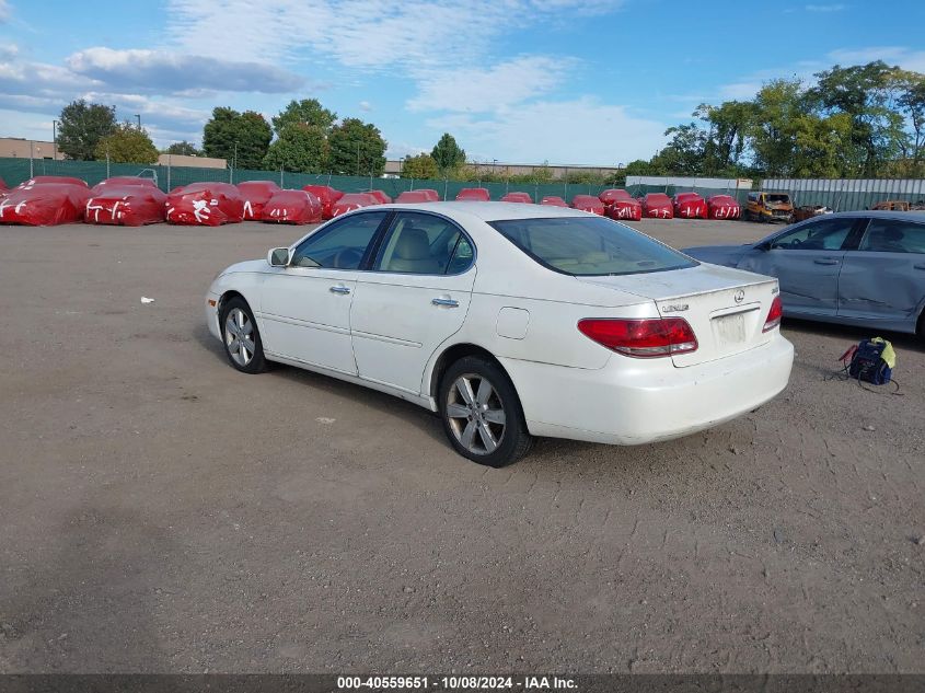 2005 Lexus Es 330 VIN: JTHBA30G755060502 Lot: 40559651