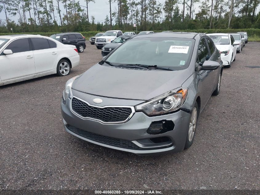 2014 Kia Forte Ex VIN: KNAFX4A82E5172877 Lot: 40560285