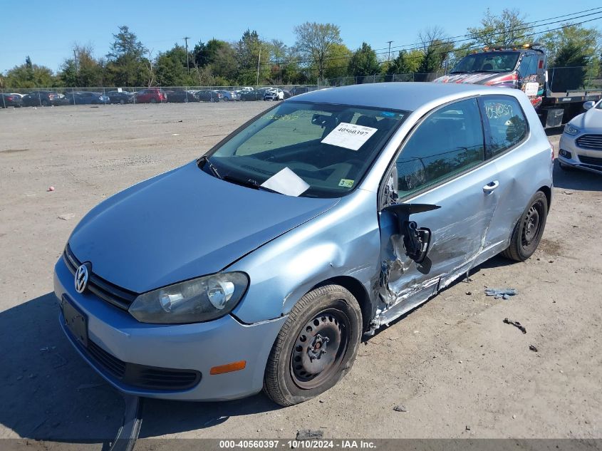 2010 Volkswagen Golf 2-Door VIN: WVWBB7AJ1AW239316 Lot: 40560397