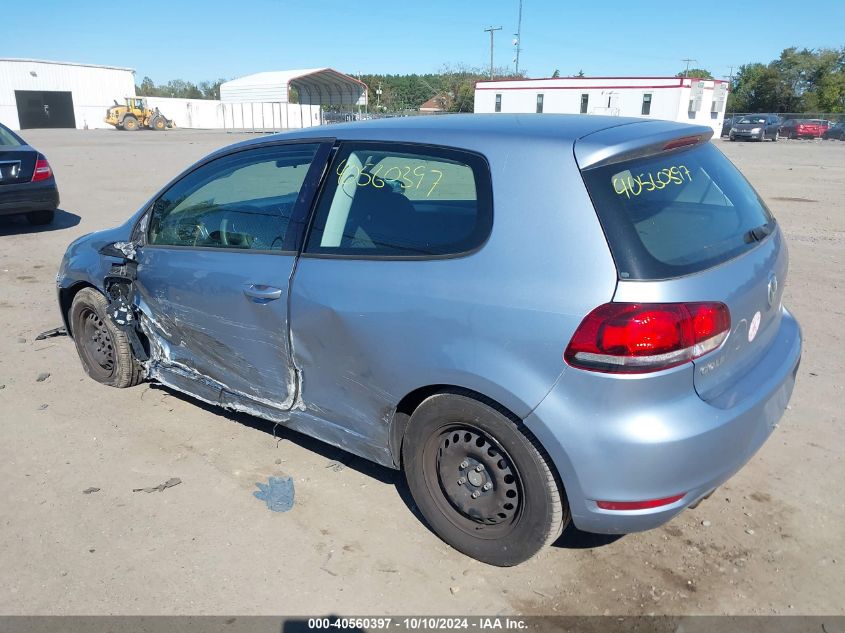 2010 Volkswagen Golf 2-Door VIN: WVWBB7AJ1AW239316 Lot: 40560397