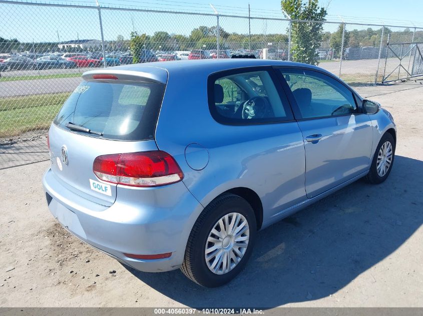 2010 Volkswagen Golf 2-Door VIN: WVWBB7AJ1AW239316 Lot: 40560397