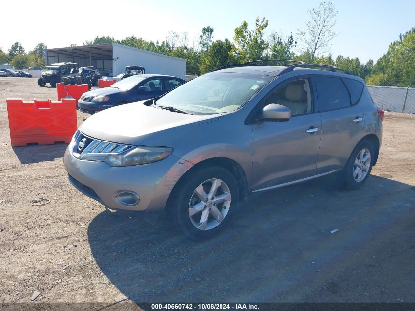 2009 Nissan Murano Sl VIN: JN8AZ18U39W007532 Lot: 40560742