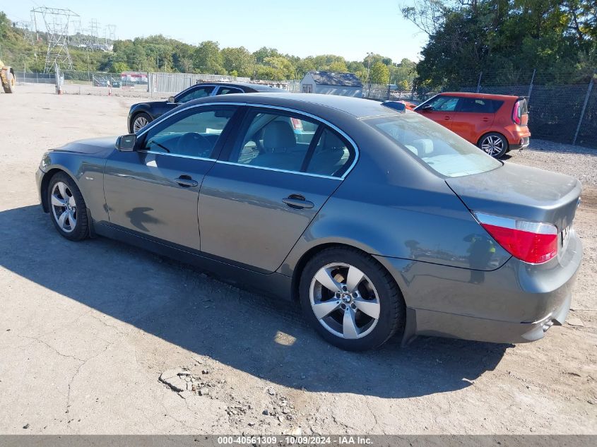 2005 BMW 530I VIN: WBANA73545B819122 Lot: 40561309