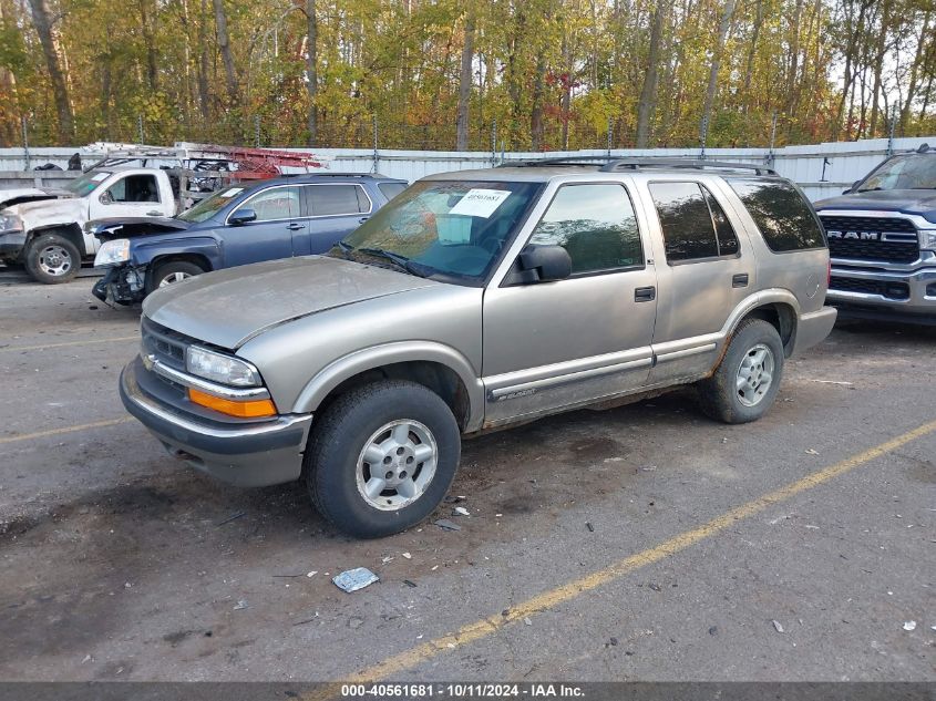 2000 Chevrolet Blazer Ls VIN: 1GNDT13W5Y2233166 Lot: 40561681