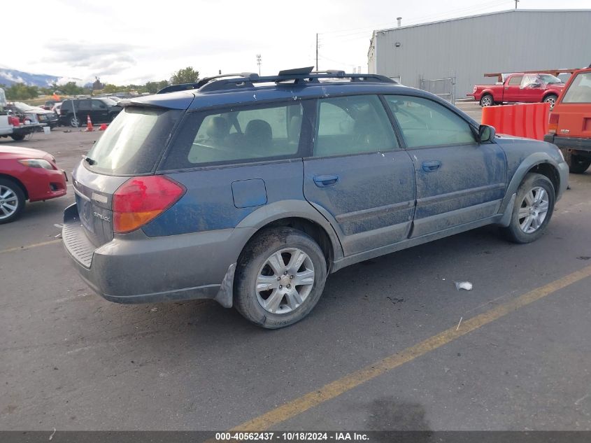 2005 Subaru Outback 2.5I Limited VIN: 4S4BP62C657381085 Lot: 40562437