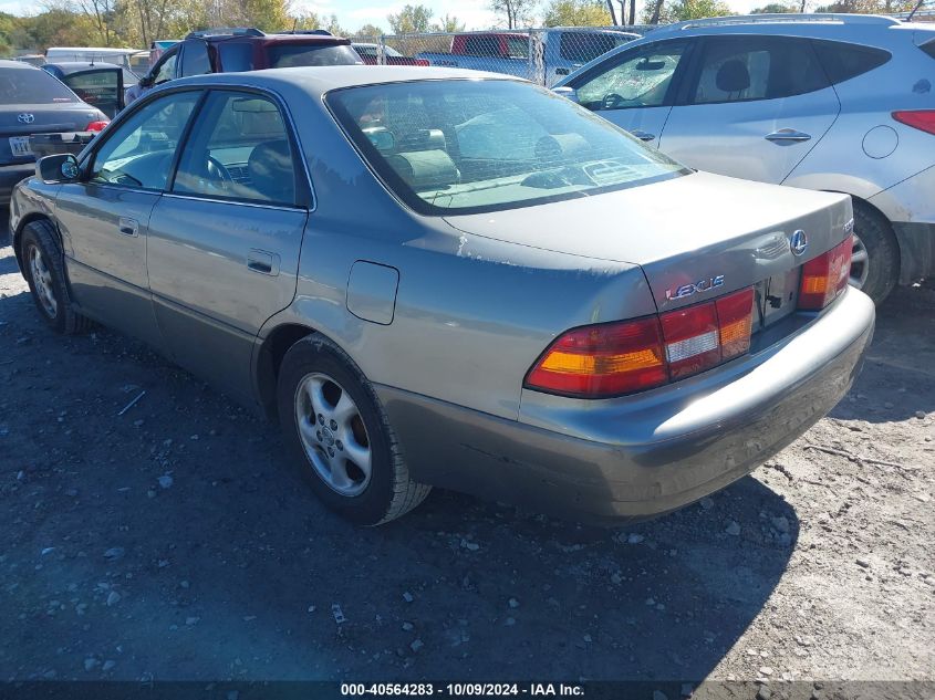 1999 Lexus Es 300 VIN: JT8BF28G3X5053632 Lot: 40564283