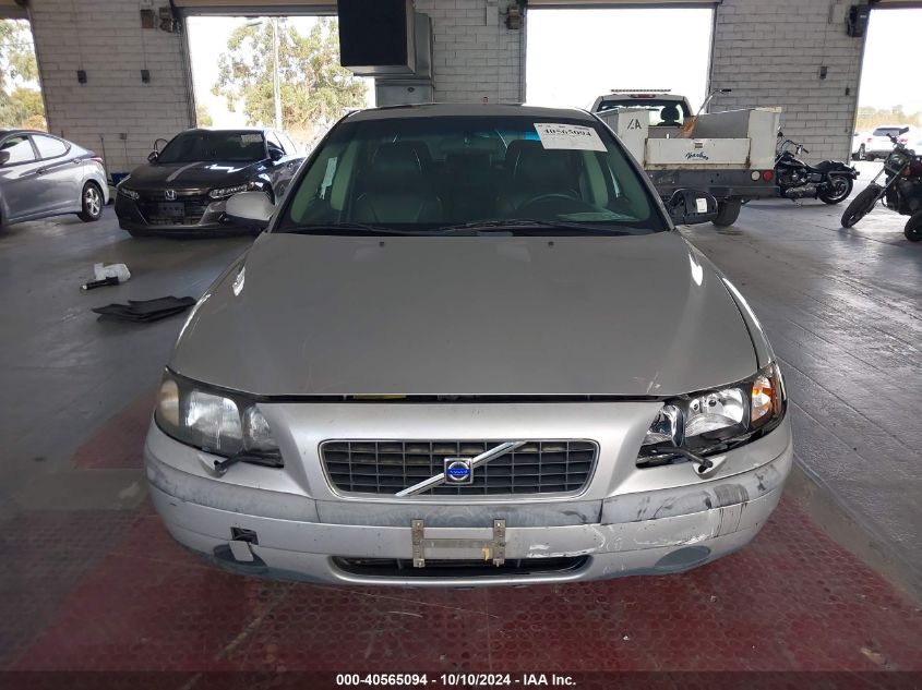 2002 Volvo S60 2.4 VIN: YV1RS61R222113161 Lot: 40565094