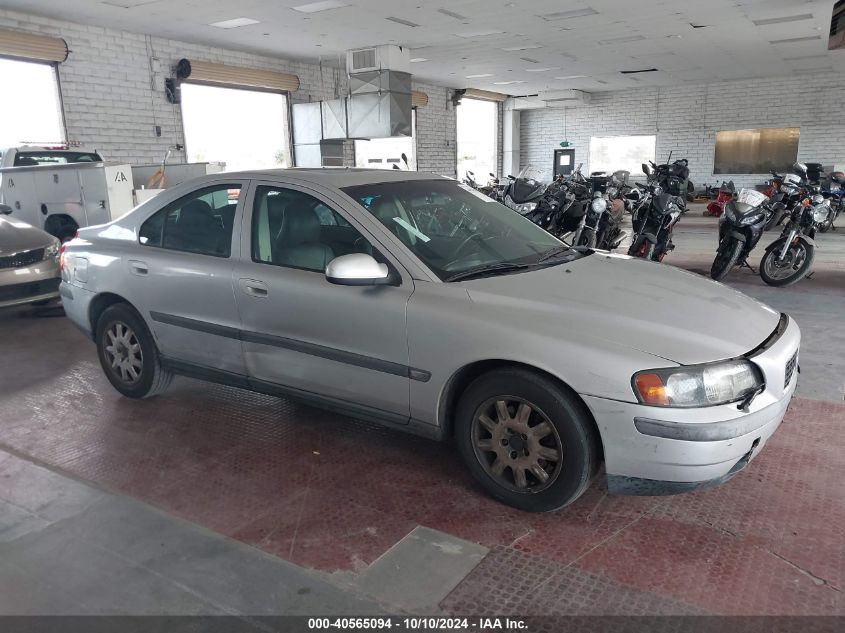 2002 Volvo S60 2.4 VIN: YV1RS61R222113161 Lot: 40565094