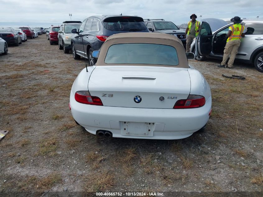 2000 BMW Z3 2.8 VIN: 4USCH3348YLF42640 Lot: 40565752