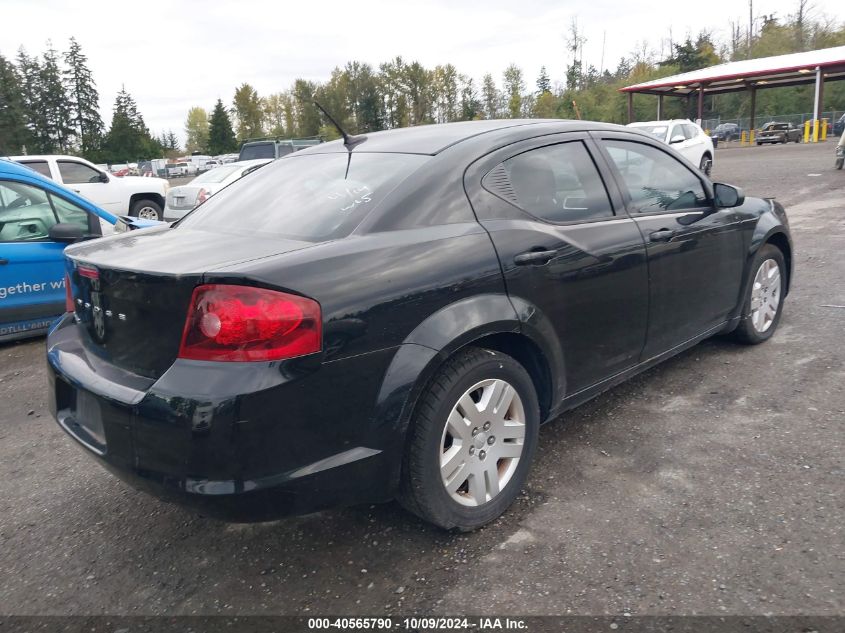 2013 Dodge Avenger Se VIN: 1C3CDZAB6DN677721 Lot: 40565790