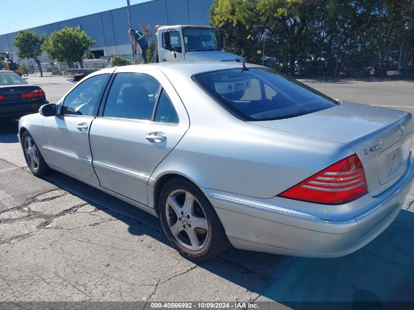 2004 Mercedes-Benz S 430 VIN: WDBNG70J74A393982 Lot: 40566992