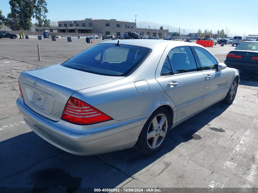 2004 Mercedes-Benz S 430 VIN: WDBNG70J74A393982 Lot: 40566992