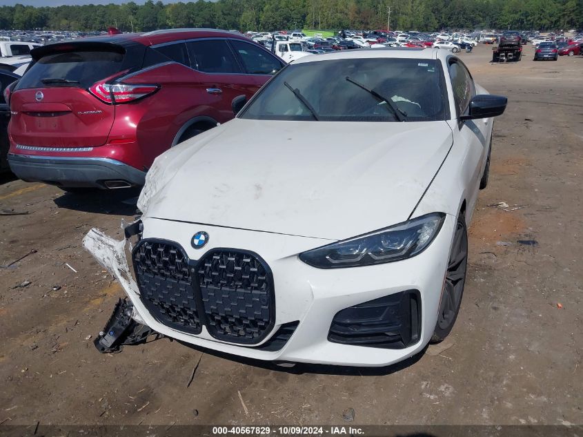 2021 BMW 430I xDrive VIN: WBA73AP01MCF33948 Lot: 40567829