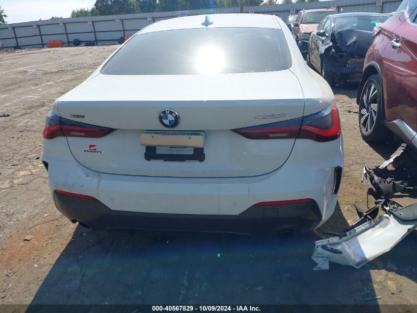 2021 BMW 430I xDrive VIN: WBA73AP01MCF33948 Lot: 40567829