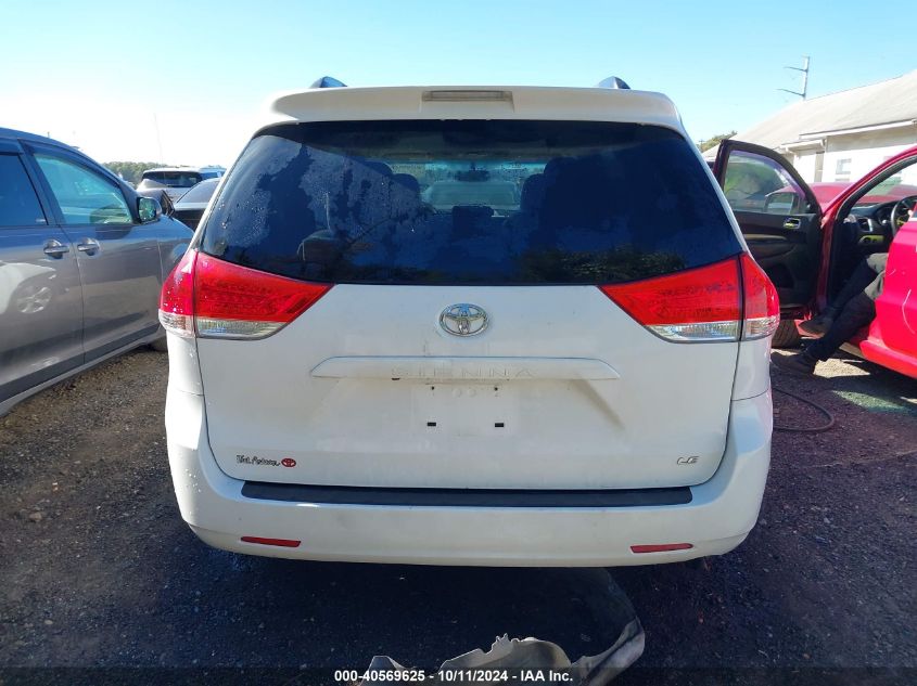 2011 Toyota Sienna Le V6 VIN: 5TDKK3DC0BS119840 Lot: 40569625