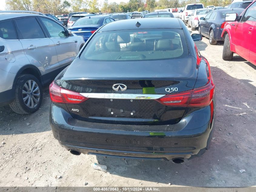 2018 Infiniti Q50 Luxe/Sport VIN: JN1EV7AR4JM430026 Lot: 40570043