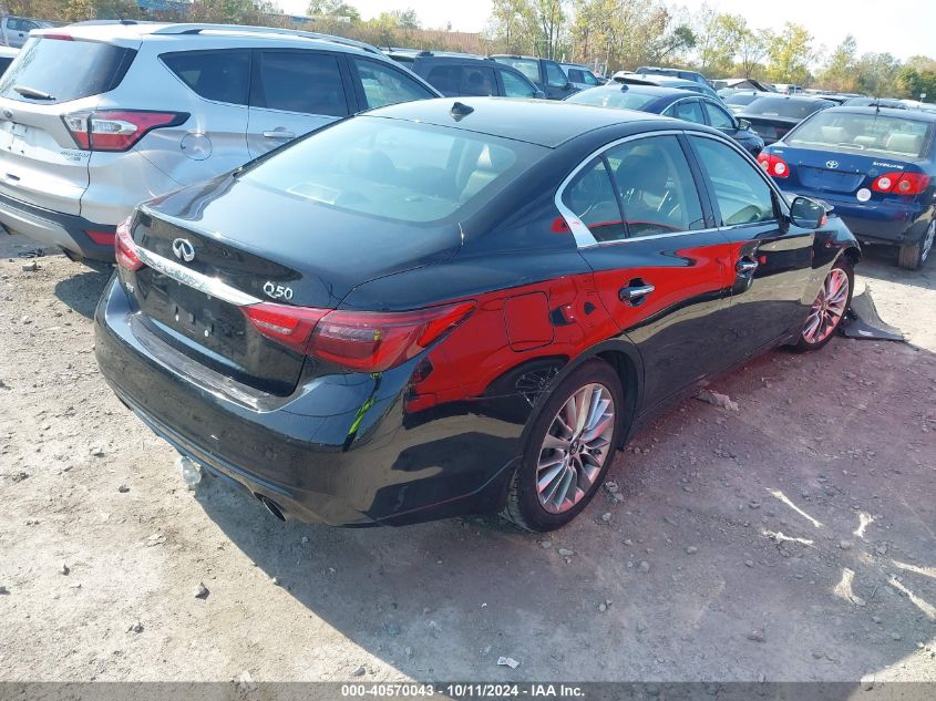 2018 Infiniti Q50 Luxe/Sport VIN: JN1EV7AR4JM430026 Lot: 40570043