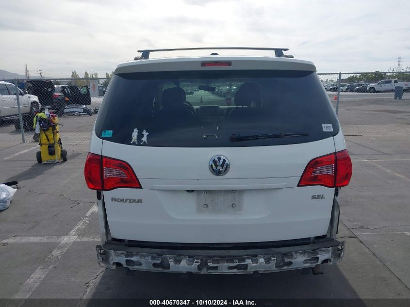 2009 Volkswagen Routan Sel VIN: 2V8HW54X99R599154 Lot: 40570347