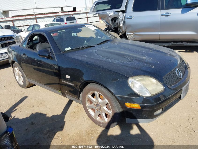 1999 Mercedes-Benz Slk 230 Kompressor VIN: WDBKK47F0XF081740 Lot: 40571802