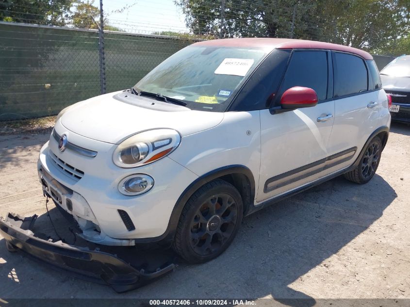 2016 Fiat 500L Urbana Trekking VIN: ZFBCFADH0GZ037575 Lot: 40572406