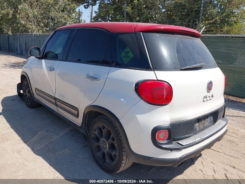 2016 Fiat 500L Urbana Trekking VIN: ZFBCFADH0GZ037575 Lot: 40572406