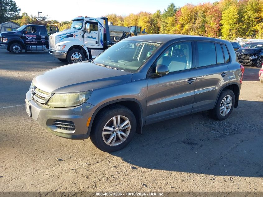 2013 Volkswagen Tiguan S VIN: WVGBV3AXXDW614284 Lot: 40573296