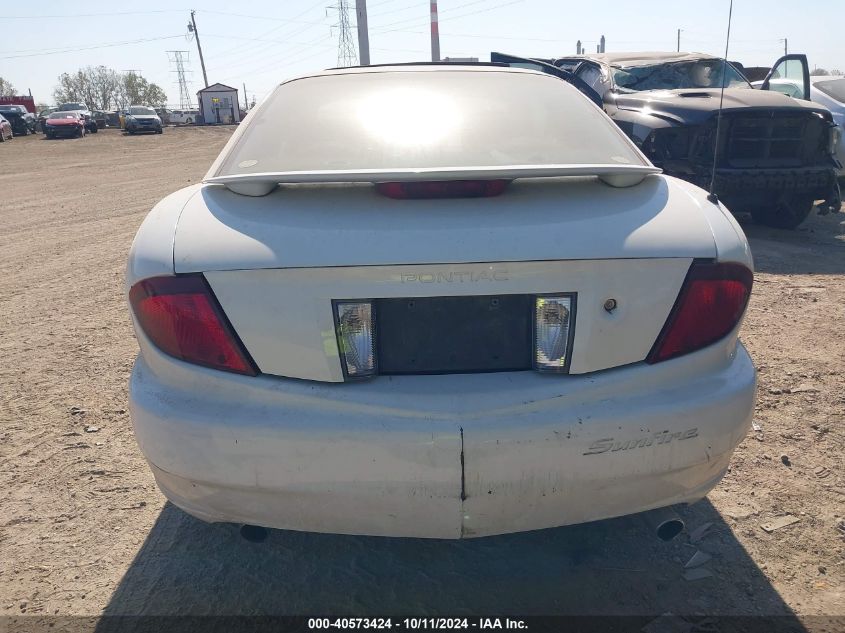 2003 Pontiac Sunfire VIN: 1G2JB12F437237001 Lot: 40573424